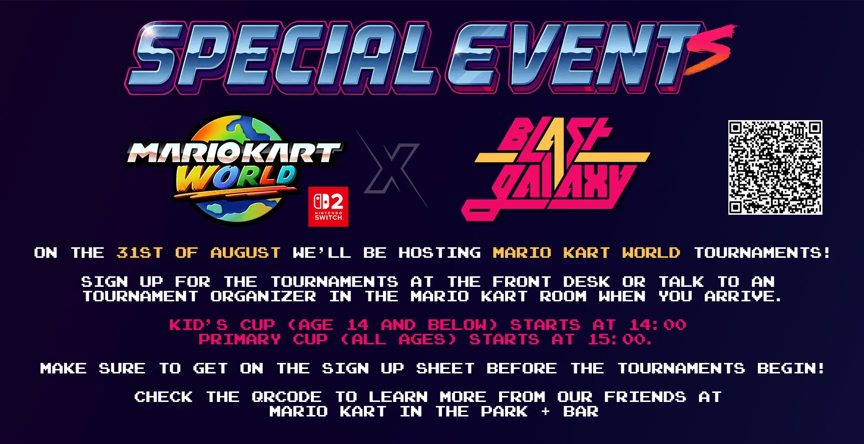 special event Mario Kart 8 World 31-8-25